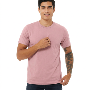 Camiseta de Verano Personalizada para Hombre, 50% Poliéster, 25% Algodón, 25% Rayón, con Estampado, Regalo Promocional - Product Image 1