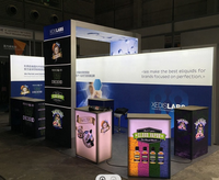 Support d'exposition 3x3, conception de cabine d'exposition, support de salons commerciaux