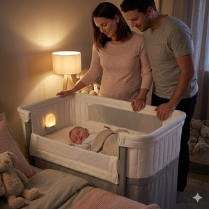 Nueva Cuna <span class=keywords><strong>Colecho</strong></span> Segura para Bebés <span class=keywords><strong>de</strong></span> 0 a 18 Meses, Tendencia 2026, Venta al Por Mayor - Product Image 1