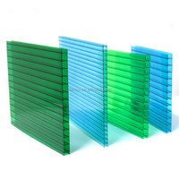 Polycarbonate écologique pour panneaux à 2/3/4 parois, structure en nid d'abeille Z Lock, certifié CE, garantie 5-10 ans