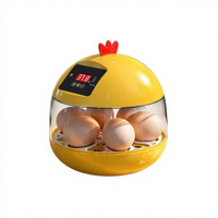 Petit incubateur d'œufs de caille ou de poulet, capacité de 6 ou 8 œufs, pour cours d'enseignement des enfants