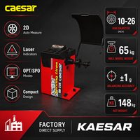 Machine d'équilibrage de roues intelligente KAESAR RH-225, mesure automatique 2D, indication laser double OPT SPO, 10-26 pouces, précision 1g