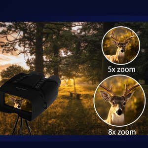Visée laser infrarouge 4K avec écran HD et caméra, métal, grossissement 8x pour la chasse - Product Image 6