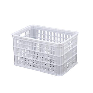 <span class=keywords><strong>Cajas</strong></span> <span class=keywords><strong>de</strong></span> Almacenamiento <span class=keywords><strong>de</strong></span> Plástico Perforadas y Resistentes <span class=keywords><strong>de</strong></span> la Marca Duohui <span class=keywords><strong>de</strong></span> <span class=keywords><strong>Segunda</strong></span> <span class=keywords><strong>Mano</strong></span>, para Frutas y Verduras, con Logotipo, Ecológicas - Product Image 5