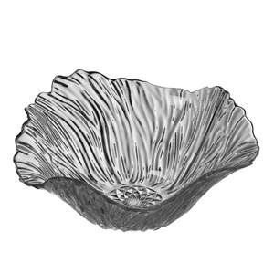 Petal Shaped Fruit Bowl Plastic Transparent Home Decor Serving Dish For Living Room Coffee Table Snacks Fruits Salad - Product Image 5