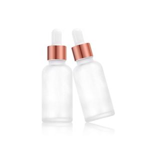 25ml givré huile pour les yeux sérum verre argent bouchon bouteille d'huile - Product Image 4