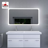 Lámpara LED Rectangular Moderna para Baño, con Sensor de Movimiento, Funcional, con Radio, Iluminación, IP66, Impermeable, para Uso en Hoteles, 800x600