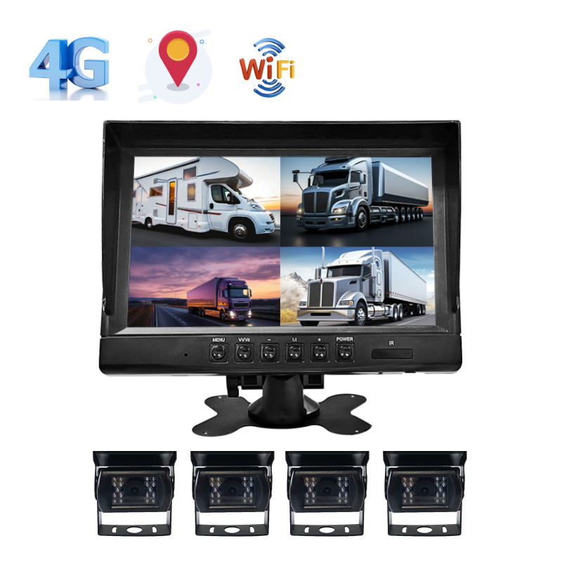 จอแยก 9 นิ้ว 4G/GPS/WIFI+ กล้อง 1080P *4