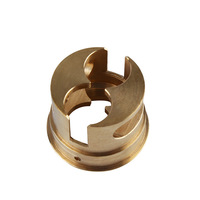 Service d'usinage CNC 5 axes haute précision, composants sur mesure en cuivre, laiton, acier inoxydable, fraisage et tournage, MOQ 1 pièce pour
