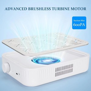 Nuevo Colector de Polvo para Uñas Acrílicas de 600 Pa con Filtro Reutilizable, Ventilador Aspirador de Polvo, Colector de Polvo Eléctrico para Uñas - Product Image 3
