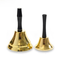 Clochettes dorées de Noël, clochettes en métal pour la décoration de la maison, accessoires pour restaurants, clochettes d'appel