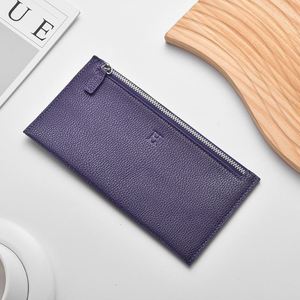 Cartera de PU Suave con Cierre y Soporte para Teléfono, Diseño Coreano 2025, Ultradelgada, Simple, Casual, Ligera para Mujer - Product Image 4
