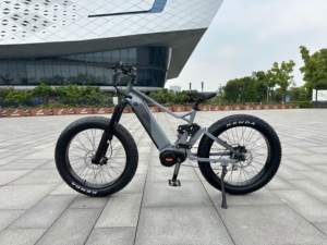 Vélo de montagne électrique à pneus larges personnalisable 1000W Bafang Mid Drive 48V 17.4Ah, suspension intégrale, tout-terrain, 26 pouces - Product Image 2