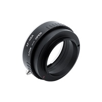 Anneau adaptateur en aluminium AF-NEX pour objectifs Alpha Minolta AF de type A vers appareils photo NEX à monture E (noir + argent, mise au point manuelle)