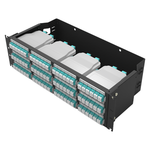 Оптическая патч-панель 3U MPO-LC на 12-72 порта, материал SPCC, сертифицирована ISO/RoHS, черная, гарантия <span class=keywords><strong>3</strong></span> года для порта ODF FTTH - Product Image 1