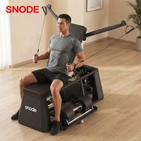 Boîte de rangement fitness 4-en-1 Snode, banc de musculation pliable FID avec compartiment intégré pour haltères, idéal pour l'entraînement à domicile en petite salle de sport