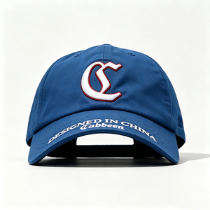 Casquette de baseball unisexe en coton à 6 panneaux, bleue, brodée sur mesure, avec logo personnalisé, ajustable, pour cadeaux promotionnels et articles de marque - Product Image 5