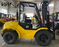 Chariot élévateur tout-terrain VSM 2,5t-3,5t 4x4 Euro Stage V avec blocage de différentiel, moteur diesel importé CPCD35-XW98C-RT4