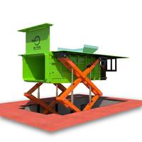 Compacteur de déchets souterrain haute performance RNKJ 6m3 8m3 10m3 grande capacité 11kW 20MPa haute densité 380V