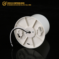 Prix usine étanche éclairage accessoires en plastique Pbt matériel GU24 support de lampe pour lampe à LED