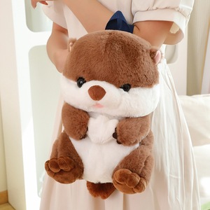 <span class=keywords><strong>2025</strong></span> <span class=keywords><strong>New</strong></span> Arrival xu hướng Rái Cá nhồi bông búp bê siêu mềm đồ chơi sang trọng cho cô gái trẻ em của trường ba lô với túi cho cô gái - Product Image 2