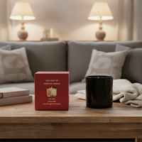 Boîte d'emballage personnalisée pour pots de bougies de couleur arbitraire avec logo, boîte cadeau en papier kraft pour bougies, boîte pliante