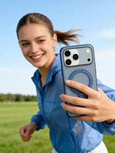 Funda Magnética de Lujo con Textura 3D de Puntos y Soporte Integrado con Airbags para <span class=keywords><strong>iPhone</strong></span> 17 16 15 14 13 <span class=keywords><strong>Pro</strong></span> <span class=keywords><strong>Max</strong></span> - Product Image 4