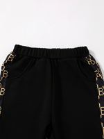 Nouveautés Bébé Garçons Printemps Automne Enfants Vêtements Ensemble Léopard Hoodies et Pantalons Enfants Survêtements Tenues