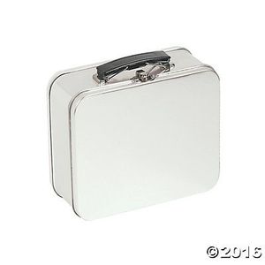 Tùy Chỉnh Thấp Moq Rỗng Sinh Thái Thân Thiện Với Vàng Bạc <span class=keywords><strong>Tin</strong></span> Kim Loại Hộp Ăn Trưa Cấp Thực Phẩm Cổ Điển Hình Chữ Nhật Trẻ Em <span class=keywords><strong>Tin</strong></span> Hộp Ăn Trưa Với Xử Lý - Product Image 4