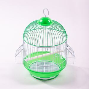 Round Bird Cage Durable Antique Hanging Portable Breeding Parrot Pigeon Birds Cages - Product Image 5