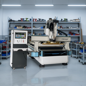 <span class=keywords><strong>Macchina</strong></span> CNC 1328 a 3 Assi per Taglio e Incisione del Legno, <span class=keywords><strong>Macchina</strong></span> per Incisione e Foratura di Porte in Legno Blue Elephant in Vendita - Product Image 1