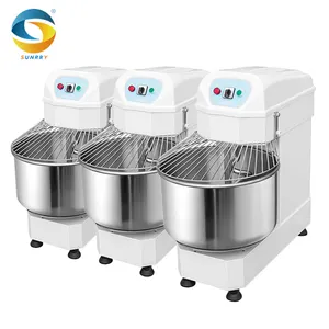 Mixer Adonan Spiral 60 Liter, Mesin Mixer Pastry Digunakan 45Kg 50Kg Komersial Mixer Adonan 250l untuk Toko Roti