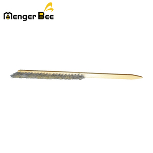 Equipo de apicultor Herramientas PROFESIONALES DE COLMENA Cepillo de abeja para apicultura Cepillo de filamentos de dos filas de madera - Product Image 6