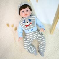 Venta al por mayor recién nacido juguete bebé muñeca molde felpa Reborn silicona muñeca para niños niño o niña