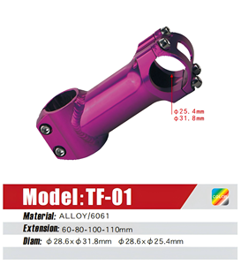 YT vente en gros TF-04 25.4*28.6mm 10 à 25 degrés 80-100mm tige <span class=keywords><strong>de</strong></span> vélo réglable <span class=keywords><strong>vtt</strong></span> partie <span class=keywords><strong>de</strong></span> vélo montée extension <span class=keywords><strong>de</strong></span> fourche - Product Image 6