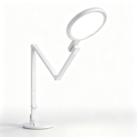 Lampe de table LED moderne en fer, à commande tactile, pliable, sans fil, DC, pour ordinateur et salles de lecture (vente en gros)