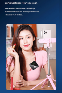 Micrófono Lavalier Inalámbrico SX10 con Cancelación de Ruido, 16 Horas de Batería, Grabación de Audio y Video, Uso en Escritorio, iPhone y Android - Product Image 5