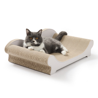 Lit-griffoir pour chat résistant à l'usure, grand lit-griffoir pour chats, canapé-griffoir durable pour chats d'intérieur