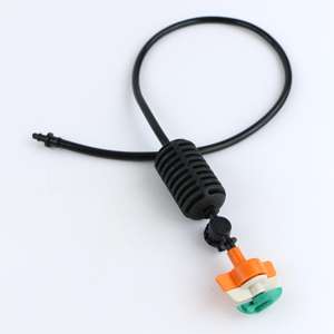 Spruzzatore di Spinning in plastica a 360 gradi gocciolatore per sistema di irrigazione agricolo a effetto serra - Product Image 3