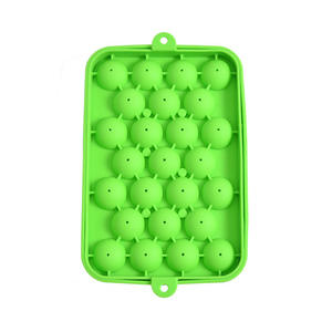 New Creative 25 Grid Silicone Ice Hockey Mold Ice Tray Small Round Ball Ice <b>Box</b> Grape Soap Mold - Product Image 2