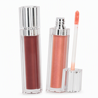 Vente en gros de cosmétiques, rouge à lèvres, logo de marque privée, tube DIY, 120 couleurs, gloss à lèvres minéral imperméable, maquillage