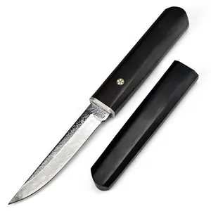 HK063 coltello tascabile esterno sopravvivenza tattico pieghevole di alta qualità in acciaio damasco super affilato ad alta durezza specchio per coltello da tasca p