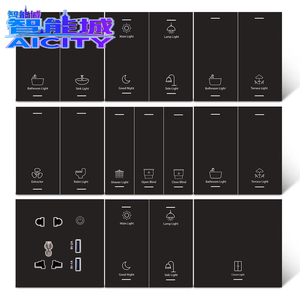 สวิตช์อัจฉริยะ Tuya สวิตช์ติดผนังไร้สายโรงแรมอัจฉริยะ2024สวิตช์ติดผนังอัจฉริยะพร้อมแอปสมาร์ทไลฟ์และ Alexa ควบคุมด้วยเสียงผ่าน Google - Product Image 2