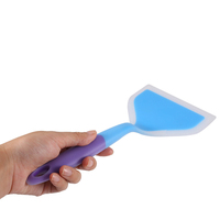 Spatule à crêpes large en silicone, spatule à omelette, spatule pour retourner les œufs, le poisson, la pizza, le steak, ustensiles de cuisine antiadhésifs, spatule de cuisine