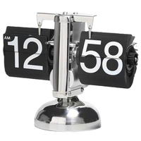 Kreative Flip-Tischuhr, Seitenumblätternde Uhr, Retro-Flip-Uhr, Automatisch