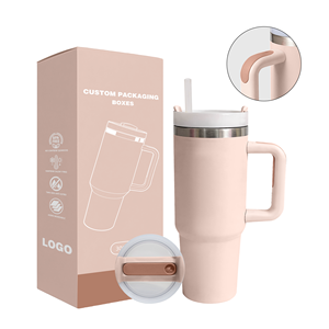 Gobelet de voyage isotherme personnalisé en acier inoxydable à double paroi de 30 oz avec poignée, anti-fuite, sans BPA, <span class=keywords><strong>isolation</strong></span> thermique de 12 à 24 heures - Product Image 1