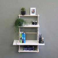 Station de travail de bureau ergonomique réglable en hauteur sans vis Bureau d'ordinateur mural en bois Bureau pour ordinateur portable Table