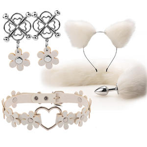 <span class=keywords><strong>BDSM</strong></span> jouer jeu Clip métal arrière-cour chat queue Anal godemichet Anal Animal renard queue Anal métal godemichet Anal jouets sexuels Plug Anal queue - Product Image 5