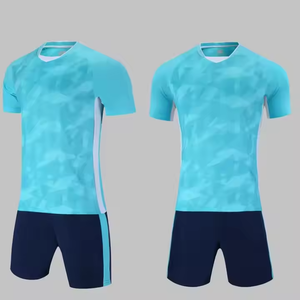 Op maat gemaakte 2025 Vintage hoogwaardige voetbalshirtstof voor volwassenen, 100% polyester, blanco - Product Image 1