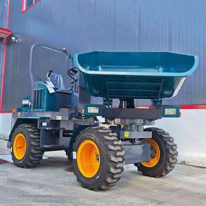 Gratis Verzending Zware Mini Dump Truck <span class=keywords><strong>Loader</strong></span> Met Wielen Articulted Rotatie Emmer Multifunctioneel Bouw Boerderij Gebruik - Product Image 4
